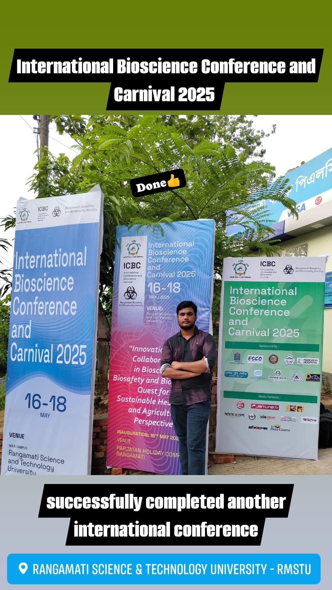 Proud to have been a part of the International Bioscience Conference and Carnival 2025!